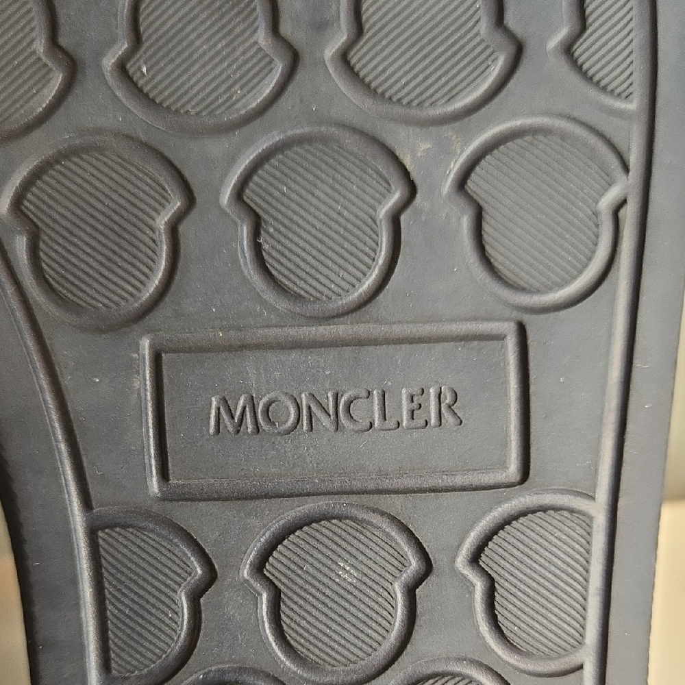 Elegant Moncler Navy Blue Suede Mereith Loafers New No Box - Picture 8 of 10